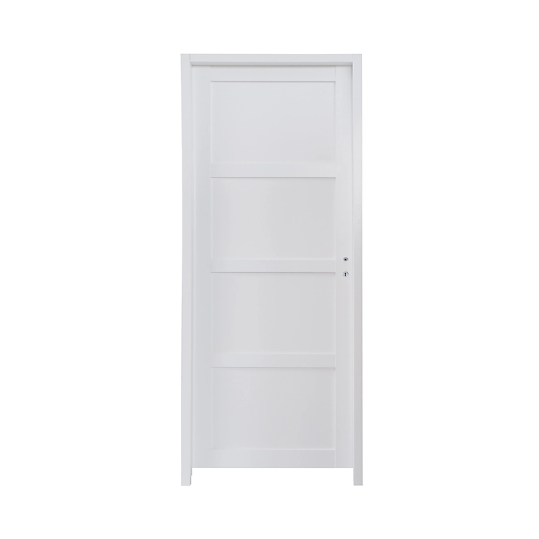 Castorama Bloc-porte Connemara 4 Panneaux Blanc H.204 X L.83 Cm, Poussant Gauche 1 Castorama Bloc-porte Connemara 4 Panneaux Blanc H.204 X L.83 Cm, Poussant Gauche