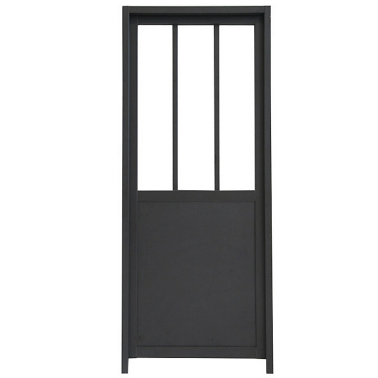 Castorama Bloc-porte Esprit Atelier Noir H.204 X L.83 Cm, Poussant Droit 1 Castorama Bloc-porte Esprit Atelier Noir H.204 X L.83 Cm, Poussant Droit