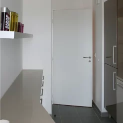 Castorama Bloc-porte Isolant Prépeint H.204 X L.83 Cm, Poussant Gauche