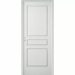 Castorama Bloc-porte Ordesa Blanc H.204 X L.73 Cm, Poussant Droit