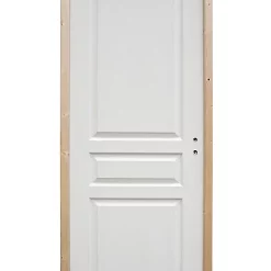 Castorama Bloc-porte Ordesa Postformé Blanc H.204 X L.83 Cm, Poussant Gauche