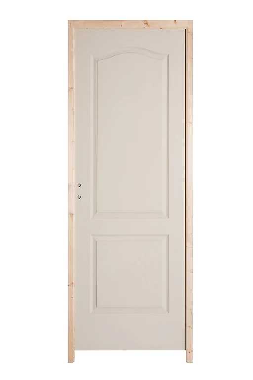 Castorama Bloc-porte Post-formé 2 Panneaux H.204 X L.83 Cm, Poussant Droit 1 Castorama Bloc-porte Post-formé 2 Panneaux H.204 X L.83 Cm, Poussant Droit