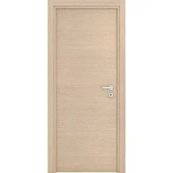 Castorama Bloc-porte Summa Bois Naturel H.204 X L.63 Cm, Poussant Gauche