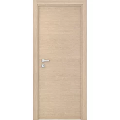 Castorama Bloc-porte Summa Bois Naturel H.204 X L.83, Poussant Droit