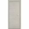 Castorama Bloc-porte Summa Grigio H.204 X L.83 Cm, Poussant Gauche