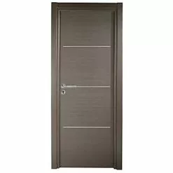 Castorama Bloc-porte Triaconta Gris Clair H.204 X L.63 Cm, Poussant Droit