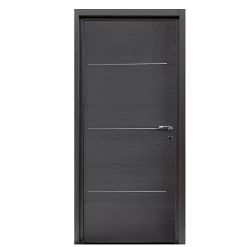 Castorama Bloc-porte Triaconta Gris H.204 X L.83 Cm, Poussant Gauche