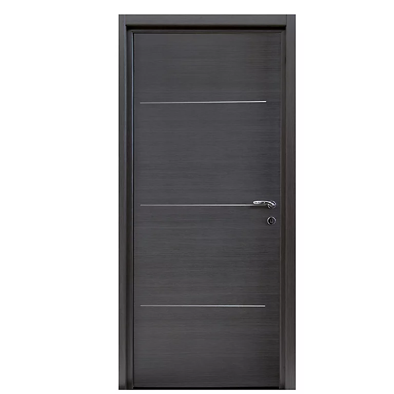 Castorama Bloc-porte Triaconta Gris H.204 X L.83 Cm, Poussant Gauche 1 Castorama Bloc-porte Triaconta Gris H.204 X L.83 Cm, Poussant Gauche