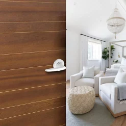 Castorama Ensemble Poignée Sur Rosace Rond à Pousser Colan Aluminium Blanc Ø52mm