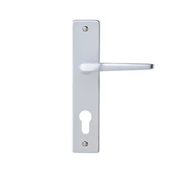 Castorama Ensemble Poignées De Porte Cylindre 165 Colours Colan Chrome