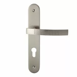 Castorama Ensemble Poignées De Porte Cylindre 195 COLOURS Diss Chrome