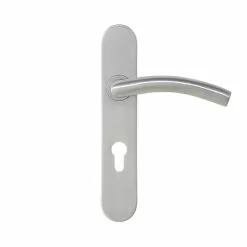 Castorama Ensemble Poignées De Porte Cylindre 195 COLOURS Lagow Chrome