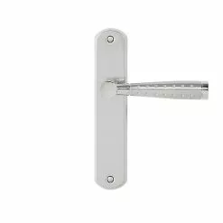 Castorama Ensemble Poignées De Porte Sans Trou 165 Colours Letur Chrome