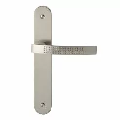 Castorama Ensemble Poignées De Porte Sans Trou 195 COLOURS Diss Chrome