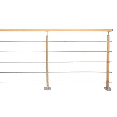 Castorama Pack Balustrade Inoline à Plat Hêtre 200 Cm 1 Castorama Pack Balustrade Inoline à Plat Hêtre 200 Cm