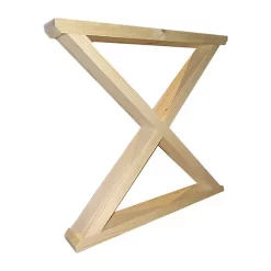 Castorama Pied De Table Bois Brut L.79 X H.74 Cm