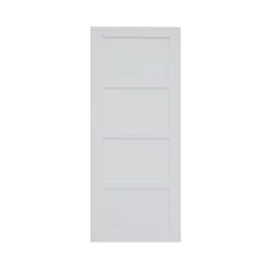 Castorama Porte Coulissante Connemara 4 Panneaux Blanc H.204 X L.83 Cm