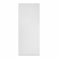 Castorama Porte Coulissante Geom Summa Blanchi H.204 X L.83 Cm + Système Coulissant Oleni