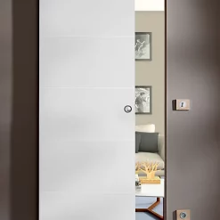 Castorama Porte Coulissante Isoplane Gravée + Système En Applique