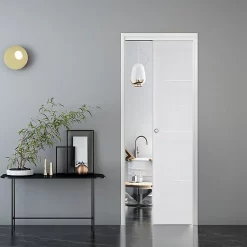 Castorama Porte Coulissante Triaconta Blanchi H.204 X L.83 Cm