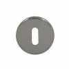 Castorama Rosace De Fonction Rond à Visser à Serrure Duod Acier Effet Nickel Satin Gris Ø52mm