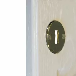 Castorama Rosace De Fonction Rond à Visser à Serrure GoodHome Brillant Or Ø48mm