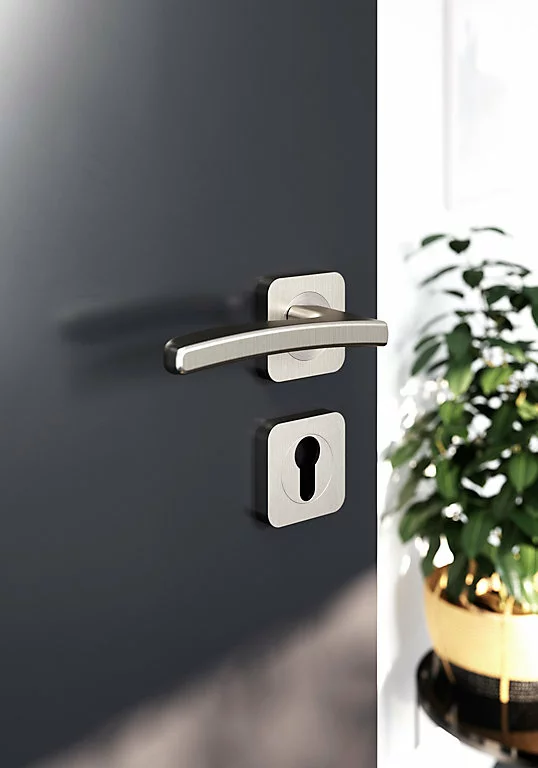 Castorama Rosace De Fonction Rond à Visser GoodHome Duod Effet Nickel Satin Gris Ø52.5mm 1 Castorama Rosace De Fonction Rond à Visser GoodHome Duod Effet Nickel Satin Gris Ø52.5mm