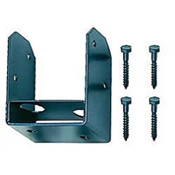 Castorama Support Poteau 70 Mm Noir